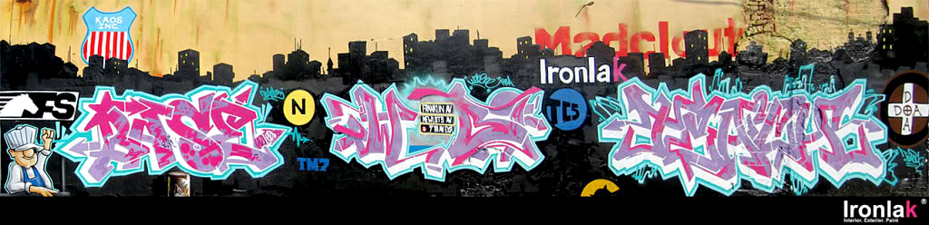 Baser, Web, Teach2, graffiti, Ironlak