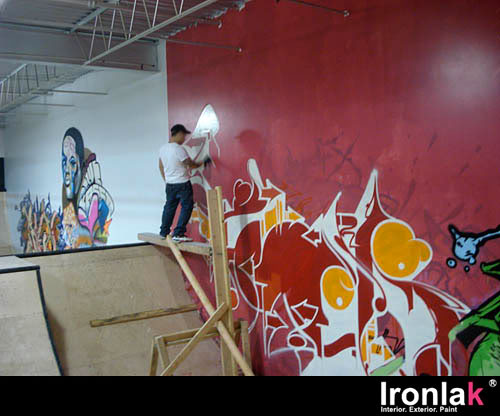 Augor, Ceaze, graffiti, Ironlak