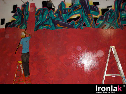 Augor, Ceaze, graffiti, Ironlak