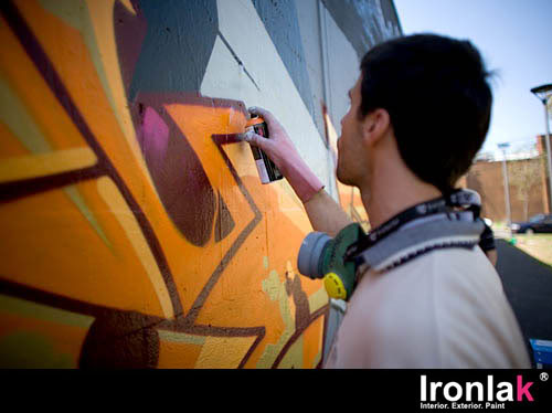 KOC, graffiti, Ironlak