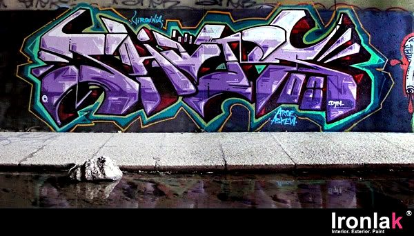 Host 18, graffiti, Ironlak