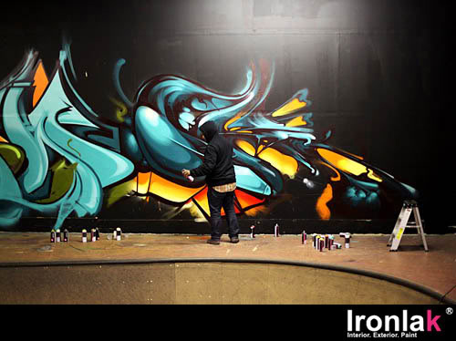 POSE, EWOK, graffiti, Ironlak