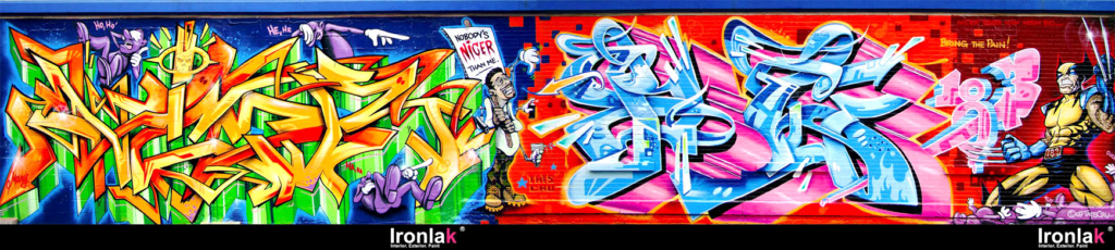 NICER, BG183, New York City, graffiti, Ironlak