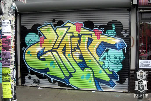 Giant, San Francisco, Rebel8, graffiti, Ironlak