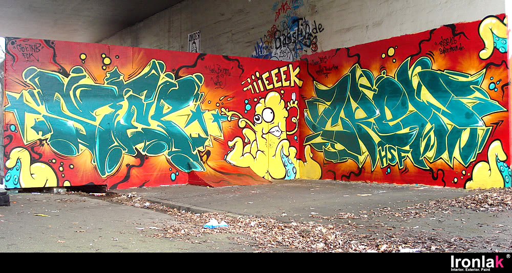 CREN, graffiti, Ironlak