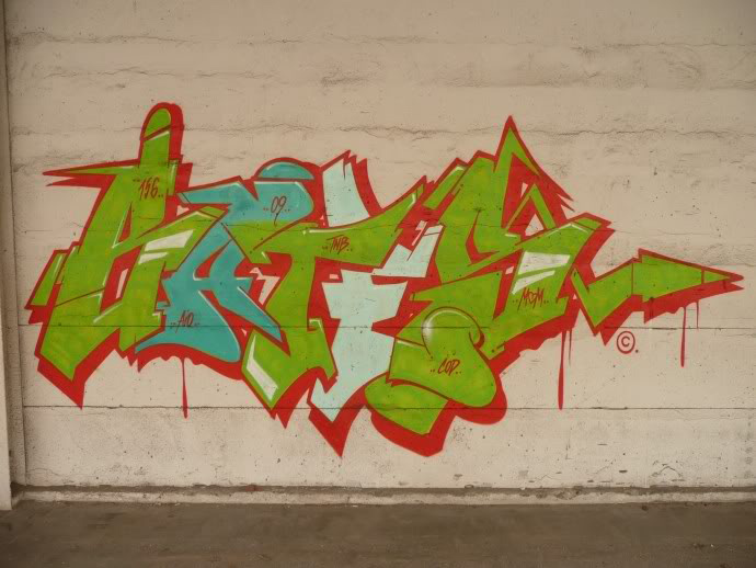Copenhagen, BATES, graffiti, Ironlak