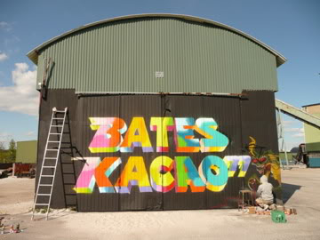 Bates, Kacao 77, graffiti, Ironlak