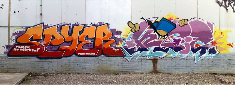 Coze, Spyer, Tasmania, graffiti, Ironlak