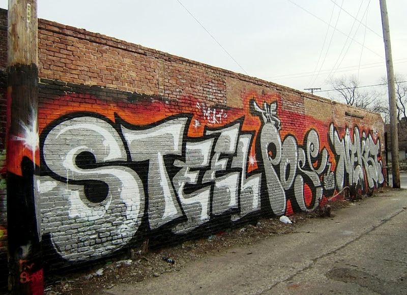 NEKS, POSE, STEEL, graffiti, Ironlak