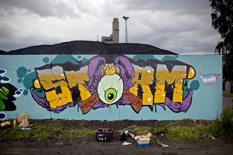 Heavy Artillery, Sweden, Copenhagen, graffiti, Ironlak