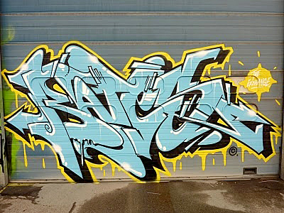Bates, Sirum, graffiti, Ironlak