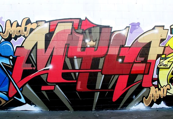 DABS, MYLA, AUGOR, PERSUE, graffiti, Ironlak