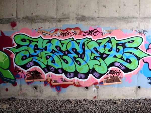 Reals, Tasmania, graffiti, Ironlak