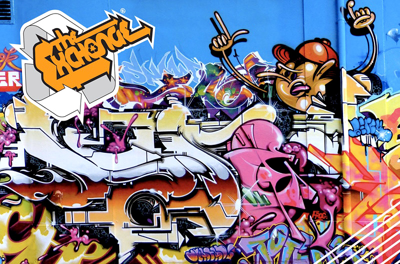 THE EXCHANGE, RIME, graffiti, Ironlak