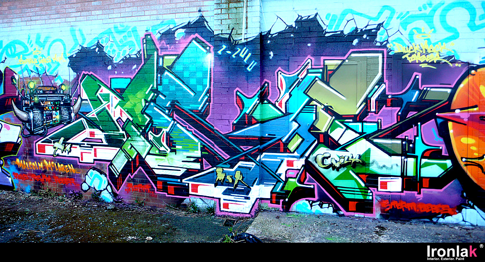 AROE, GARY, graffiti, Ironlak