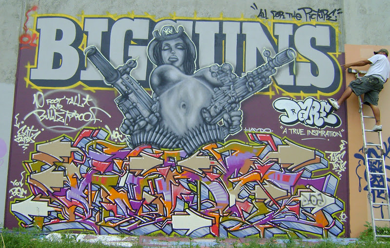 Kids, Townsville, graffiti, Ironlak