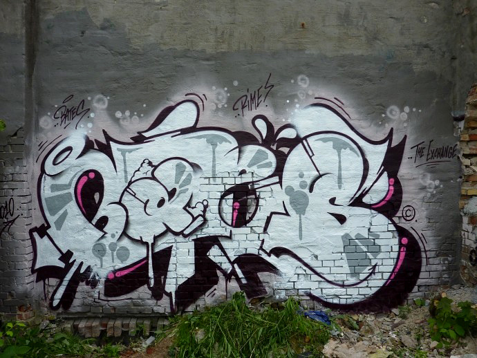 BATES, RIME, THE EXCHANGE. graffiti, Ironlak