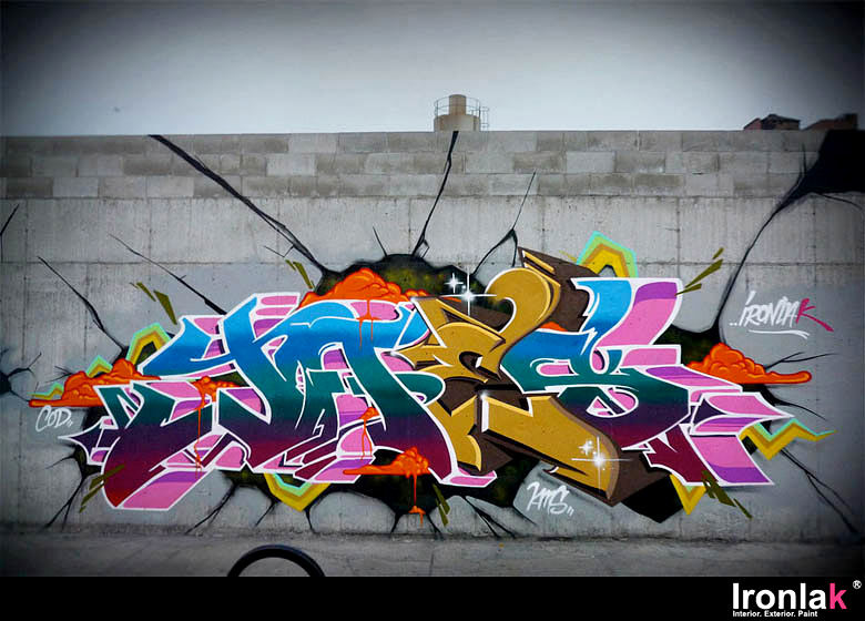 JAES, NYC, graffiti, Ironlak