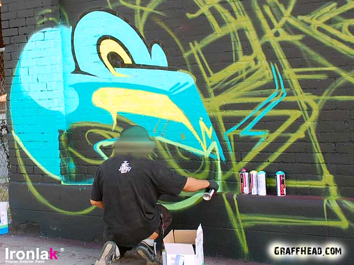 CBS, Sram, graffiti, Ironlak