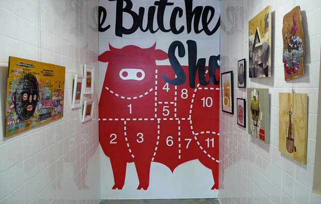 The Butcher Shop, Perth, graffiti, Ironlak