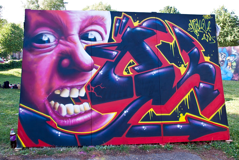 ALMERE, graffiti, Ironlak