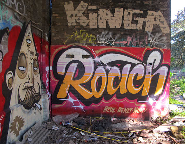 ROACH, YOK, graffiti, Ironlak