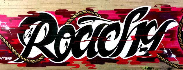 HUGE, Joel Birch, Roach, graffiti, Ironlak