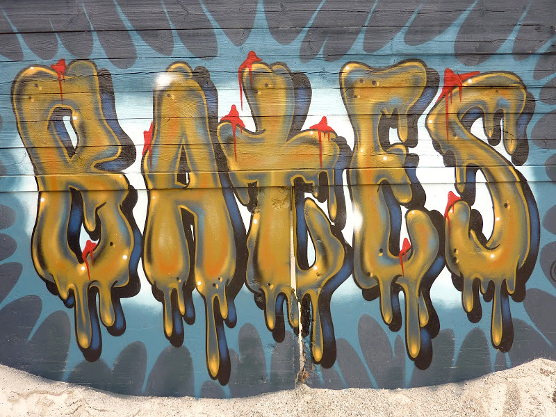 BATES, graffiti, Ironlak