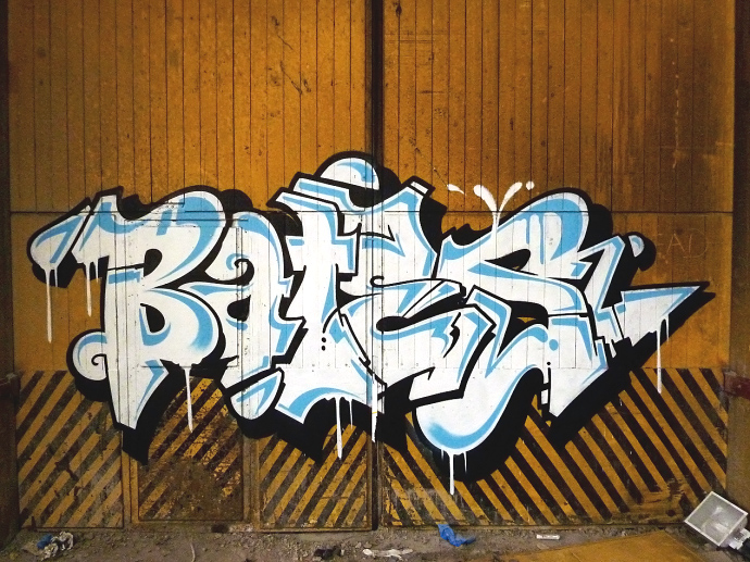 BATES, graffiti, Ironlak