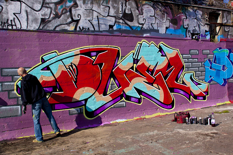 Duel, Damn, Steven Boer. Babe, Mear, Setik, graffiti, Ironlak