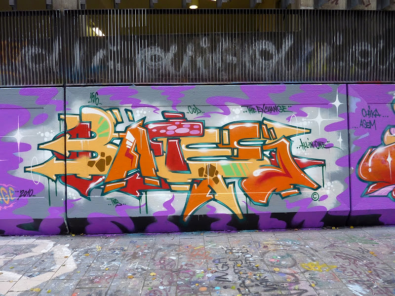 Poet, Bates, graffiti, Ironlak