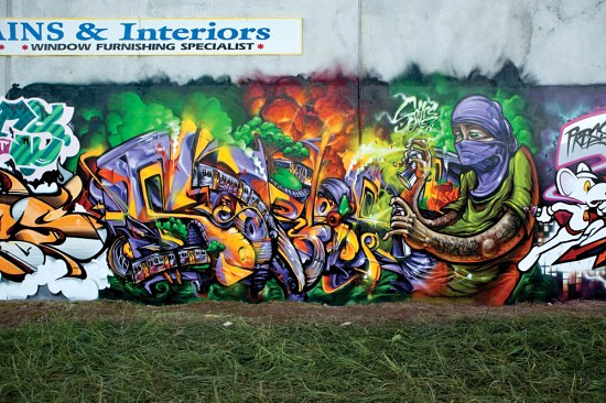 SOFLES, graffiti, Ironlak