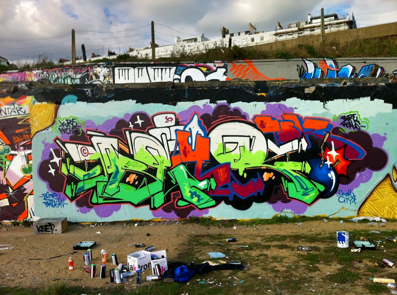 Beza, Gary, Tabs, England, graffiti, Ironlak