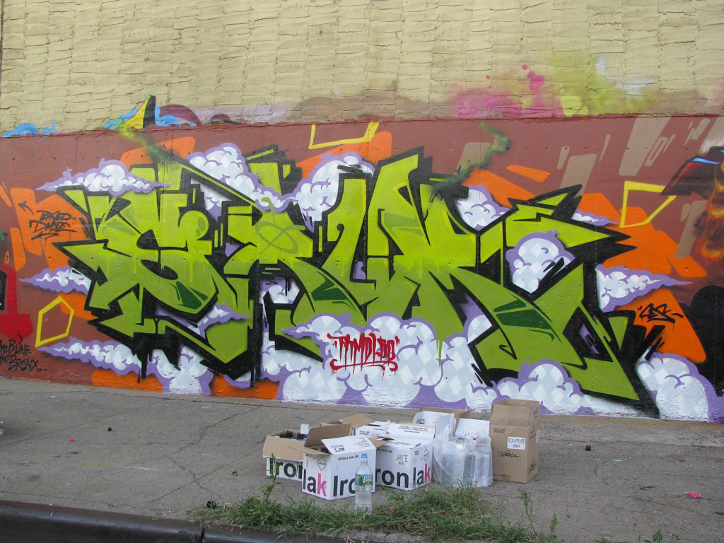 Sirum, BUCKETLOAD, New York City, graffiti, Ironlak