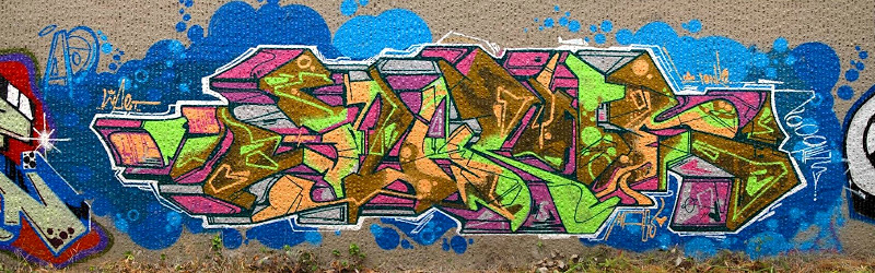 Jurne, graffiti, Ironlak