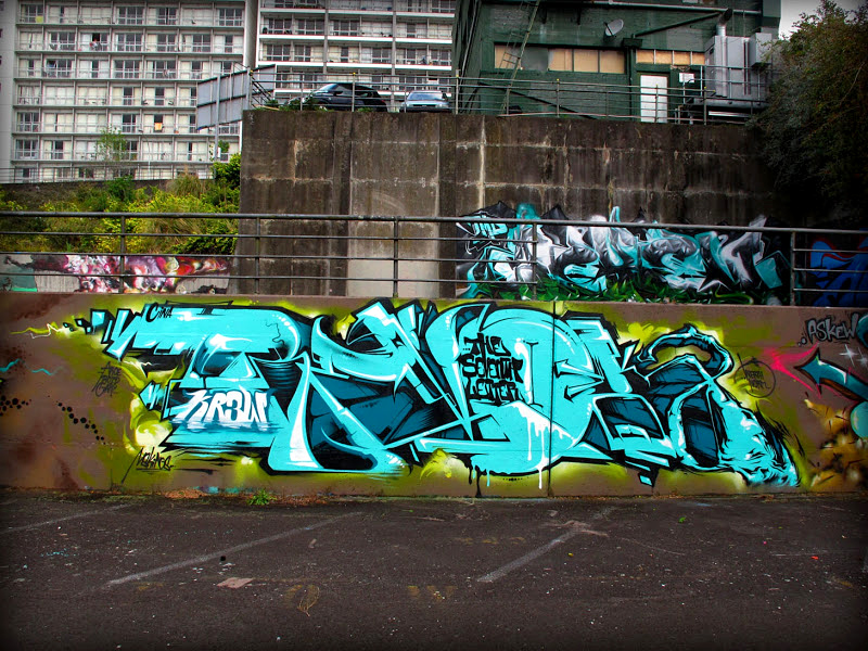 New Zealand, Revok, graffiti, Ironlak