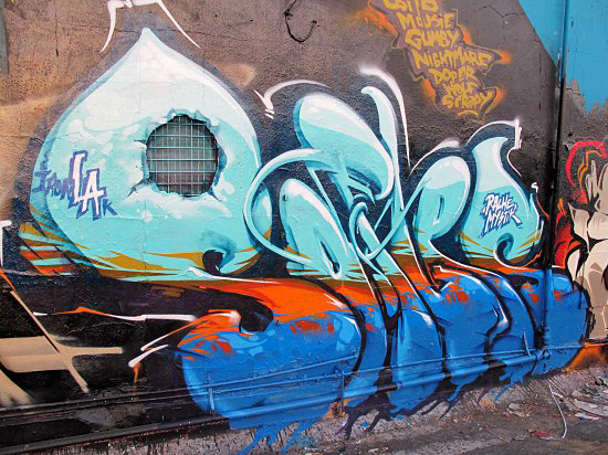 Sofles, Los Angeles, graffiti, Ironlak