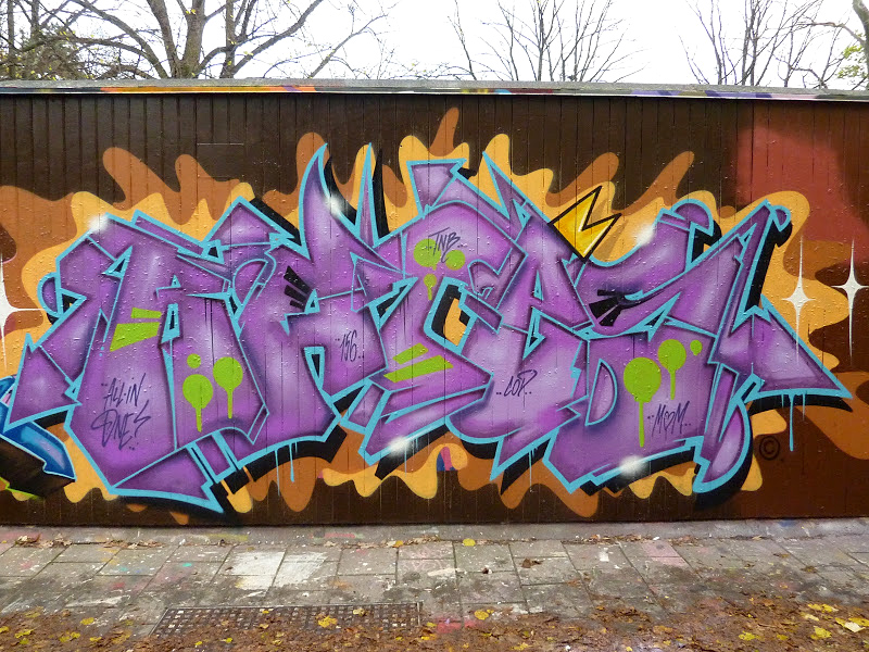 BATES, graffiti, Ironlak