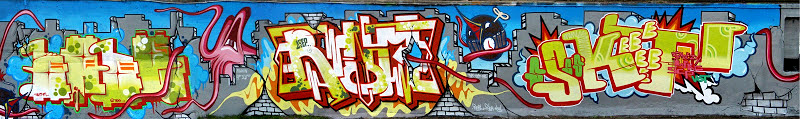 BABE, PINWIN, RUM, SKET185, graffiti, Ironlak