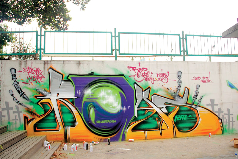 ANDC, ABS, China, HolyKrap, graffiti, Ironlak