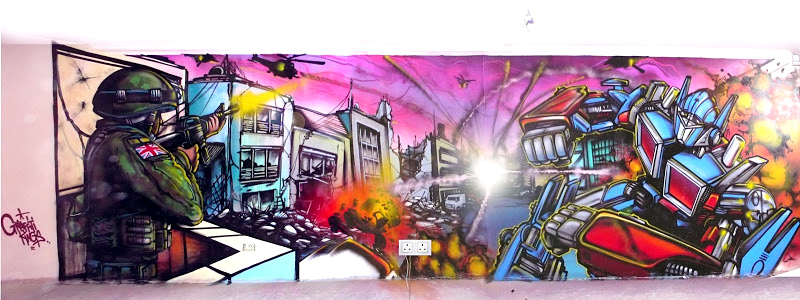 AROE, UK, graffiti, Ironlak