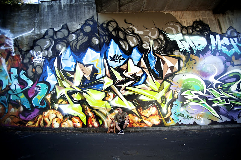 askew, graffiti, Ironlak