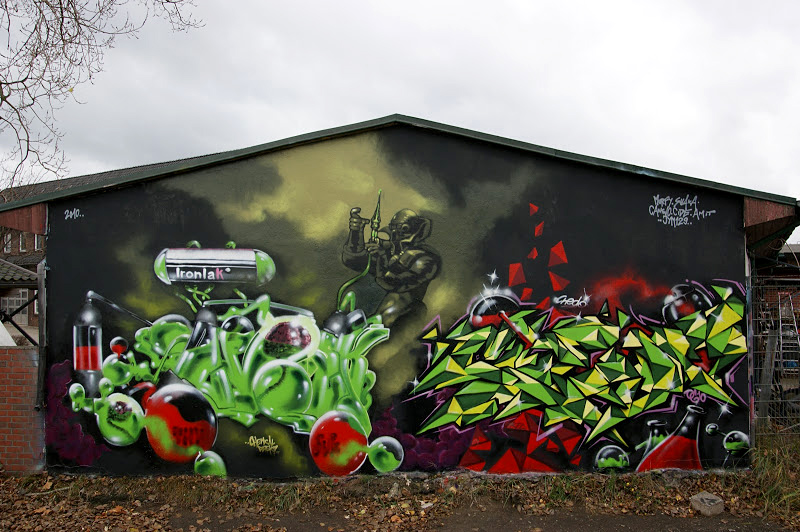 Desk7, Chedo, Germany, graffiti, Ironlak