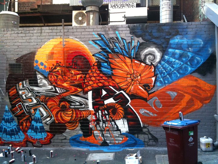 Croft Alley Project, graffiti, Ironlak