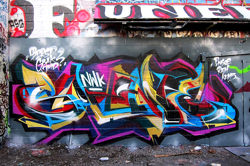 BERST, Oakland, TYPOE, Sueme, graffiti, Ironlak