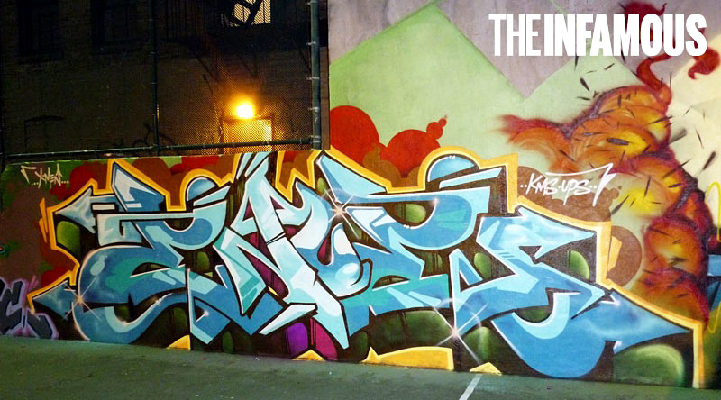 ENUE, The Infamous, graffiti, Ironlak