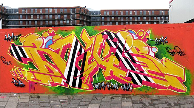 Holland, graffiti, Ironlak