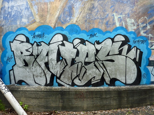 BATES, graffiti, Ironlak