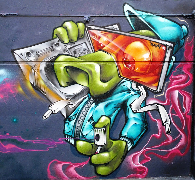 BONZAI, graffiti, Ironlak