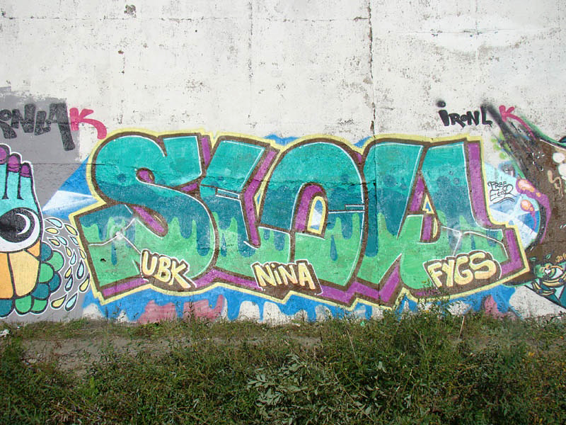 Loretek, SobeKcis, Serbia, graffiti, Ironlak